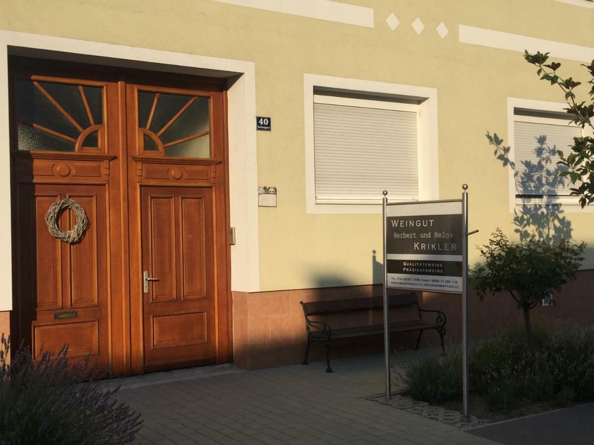 Weingut Krikler Apartment Weiden am See Ngoại thất bức ảnh